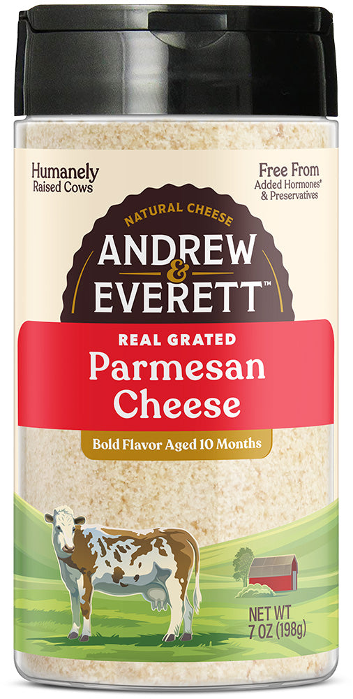 Andrew & Everett Real Grated Parmesan Cheese - 7 oz