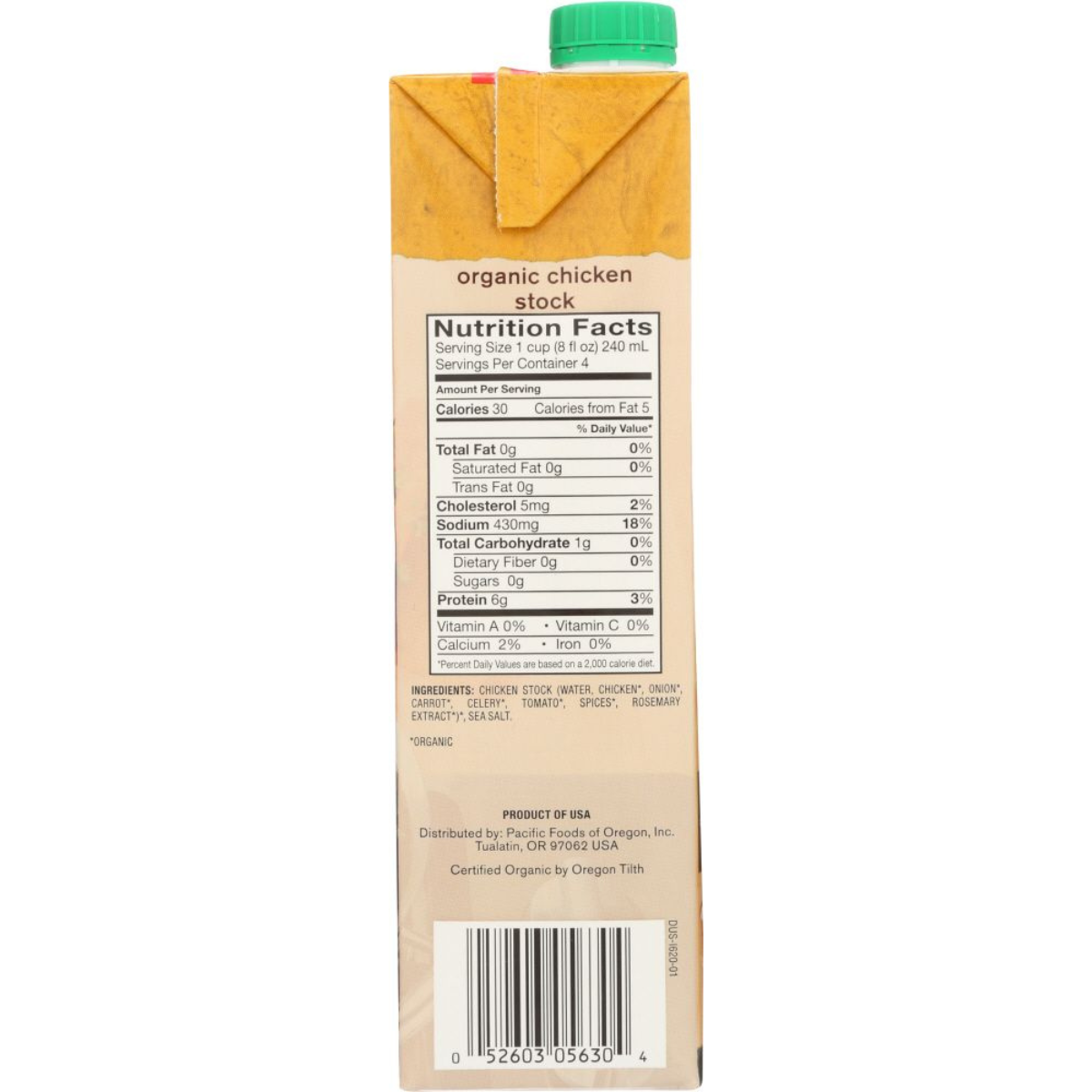 Pacific Foods Organic Chicken Stock - 32 oz.