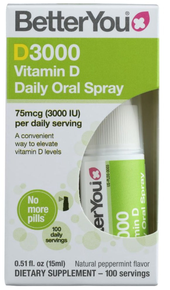 BetterYou D3000 Vitamin D Daily Oral Spray - 15 ml