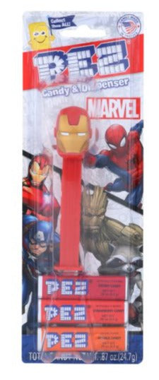 Marvel Iron Man Pez Dispenser & Candy - 1 ea