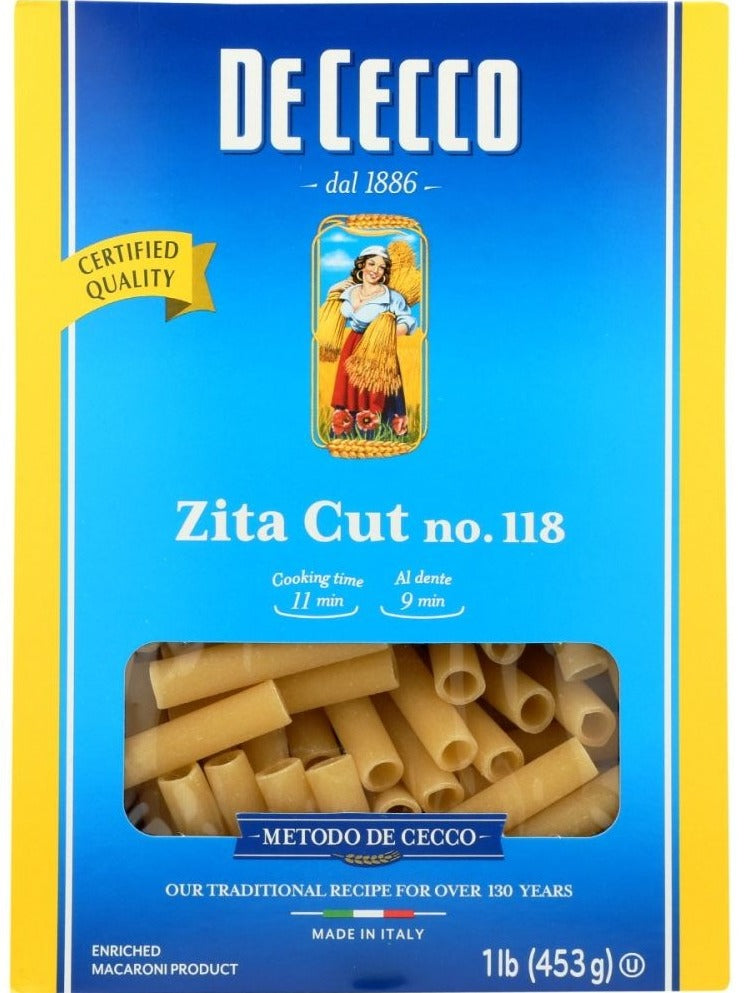 De Cecco Zita Cut no. 118 Pasta - 16 oz