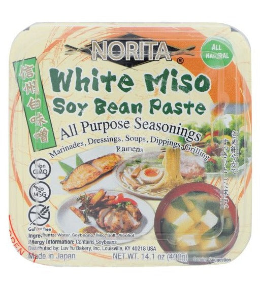 Norita White Miso Soy Bean Paste Al Purpose Seasonings - 14.1 oz