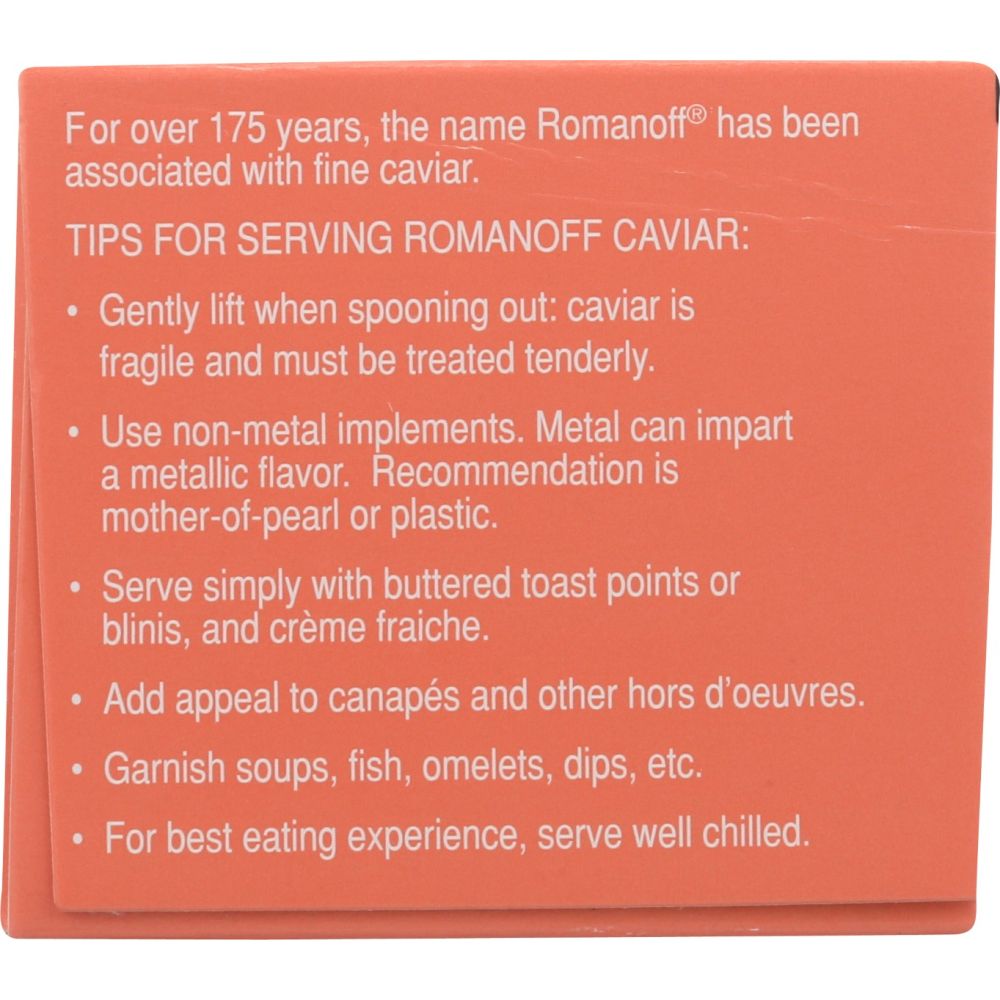 Romanoff Caviar Red Salmon Select - 2 oz