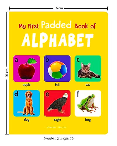 My First Padded Book Of Alphabet : Early Learning Padded Board Books for Children