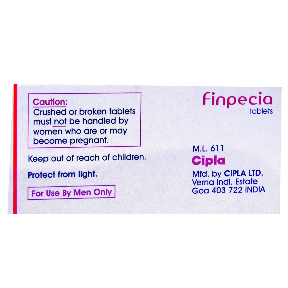 Finpecia 1 mg (15 Tablets)