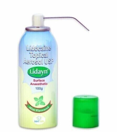 Lidayn Topical Mint Dentaids Lidayn Spray For Tattoo & Dental Use - 100 GM