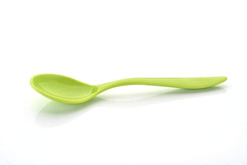 Slings ABS Plastic Spoon Set - 12 pcs (Green)