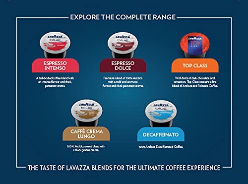 Lavazza BLUE Top Class, Pack of 25 Coffee Capsules, Compatible with Lavazza BLUE Machines