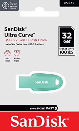 SanDisk? Ultra Curve USB 3.2 32GB 100MB/s R Green