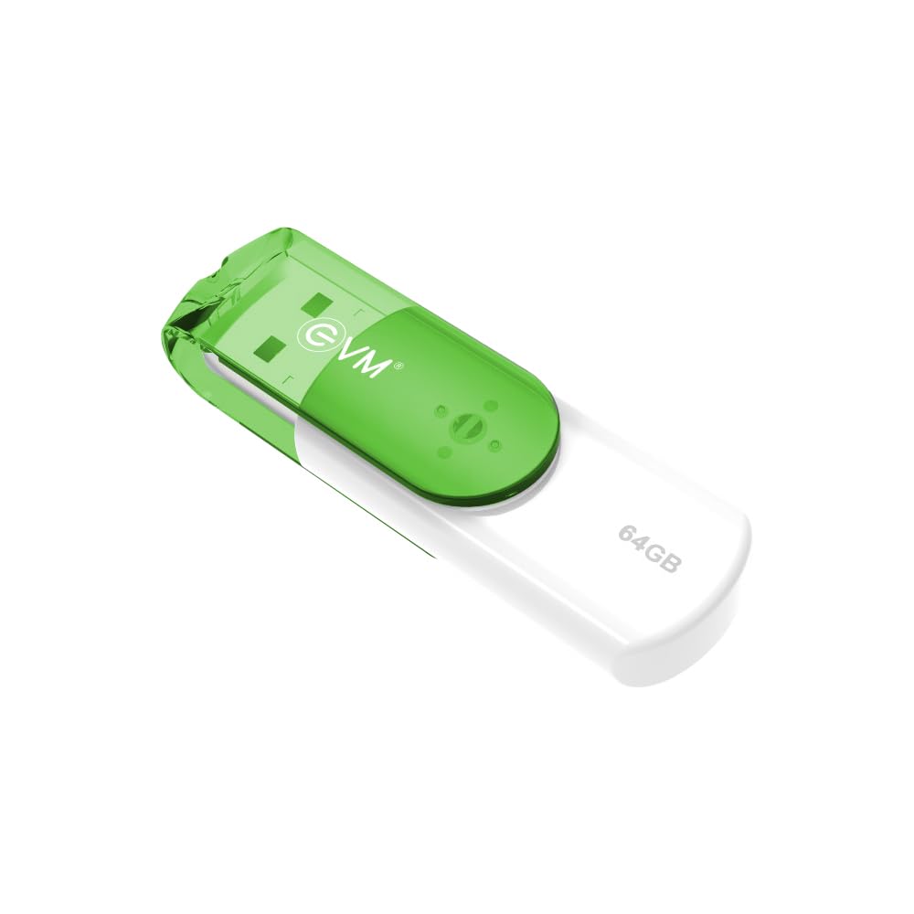 EVM EnStick 64GB USB 3.2 Gen 1 Pendrive - High Performance with up to 200MB/s Read - Ideal for Fast Data Transfer and Storage Solution with Durable Design - (EVMPDA3.2/64GB)