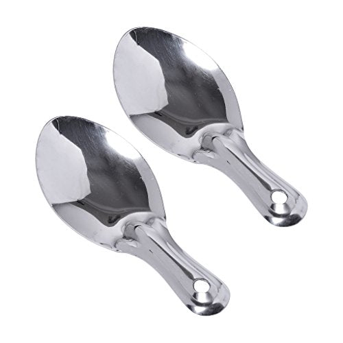 Embassy (Classic by Embassy) Stainless Steel Idli Spoon, 5.1x12.7- cms(Silver)-Set of 2