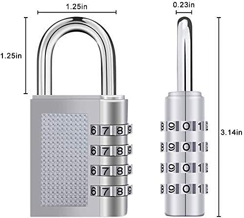 Lista 4-Digit Safe PIN Hand Bag Shaped Combination Padlock Lock