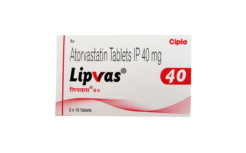 Lipvas 40 mg (30 Capsules)