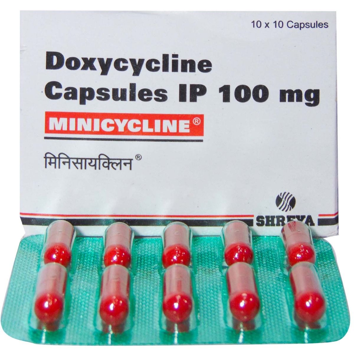 Minicycline -10 capsules