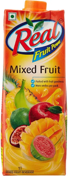10x Real Fruit Power Mixed Fruit Juice, 1000ml each - Pack of 10