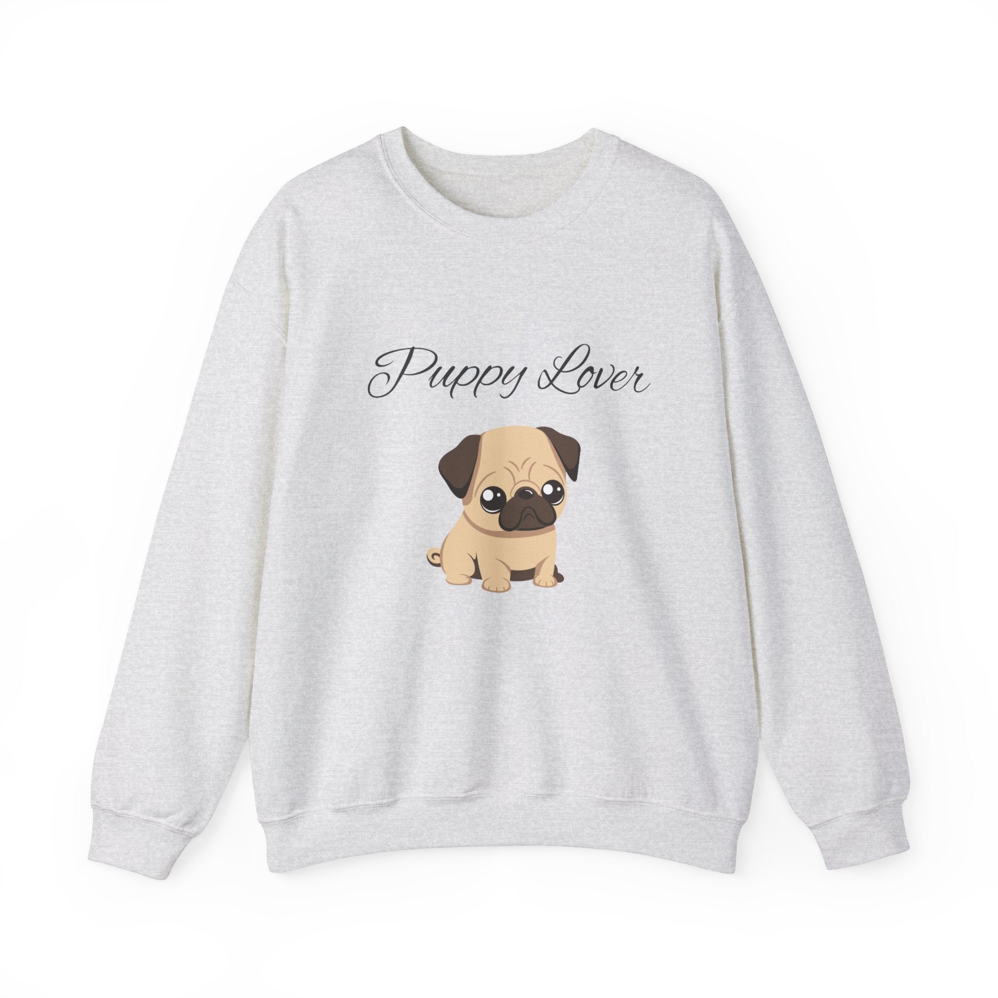 Pug Puppy Lover Sweatshirt Comfy Crewneck for Dog Lovers