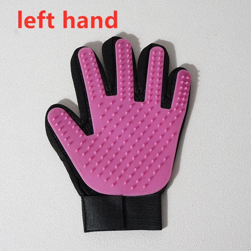 Pet Grooming Glove  for Deshedding Brush Gloves