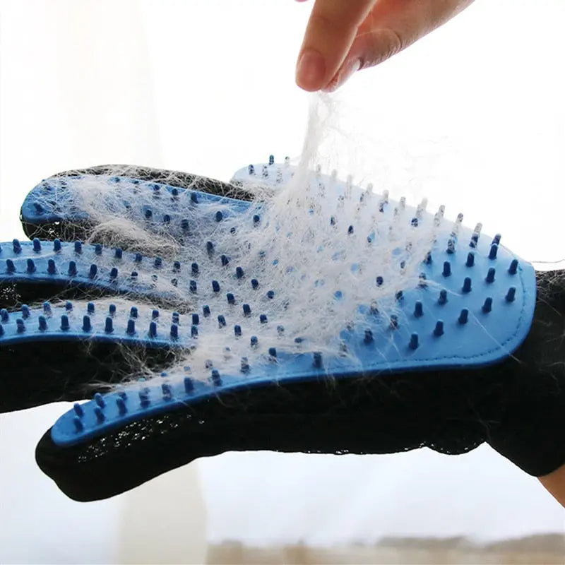 Pet Grooming Glove  for Deshedding Brush Gloves