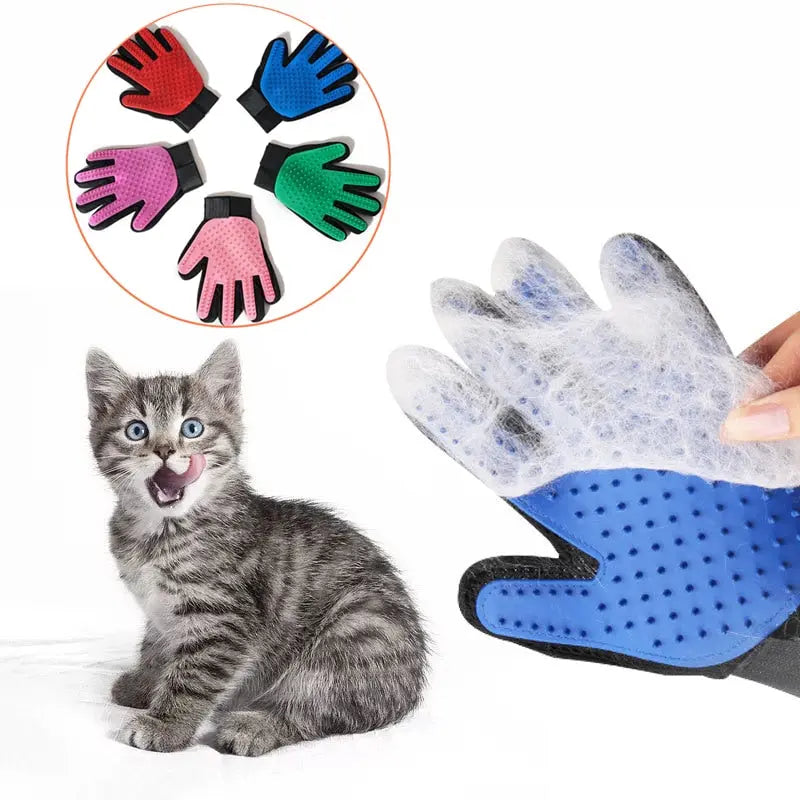 Pet Grooming Glove  for Deshedding Brush Gloves