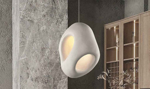 suspension minimaliste en résine