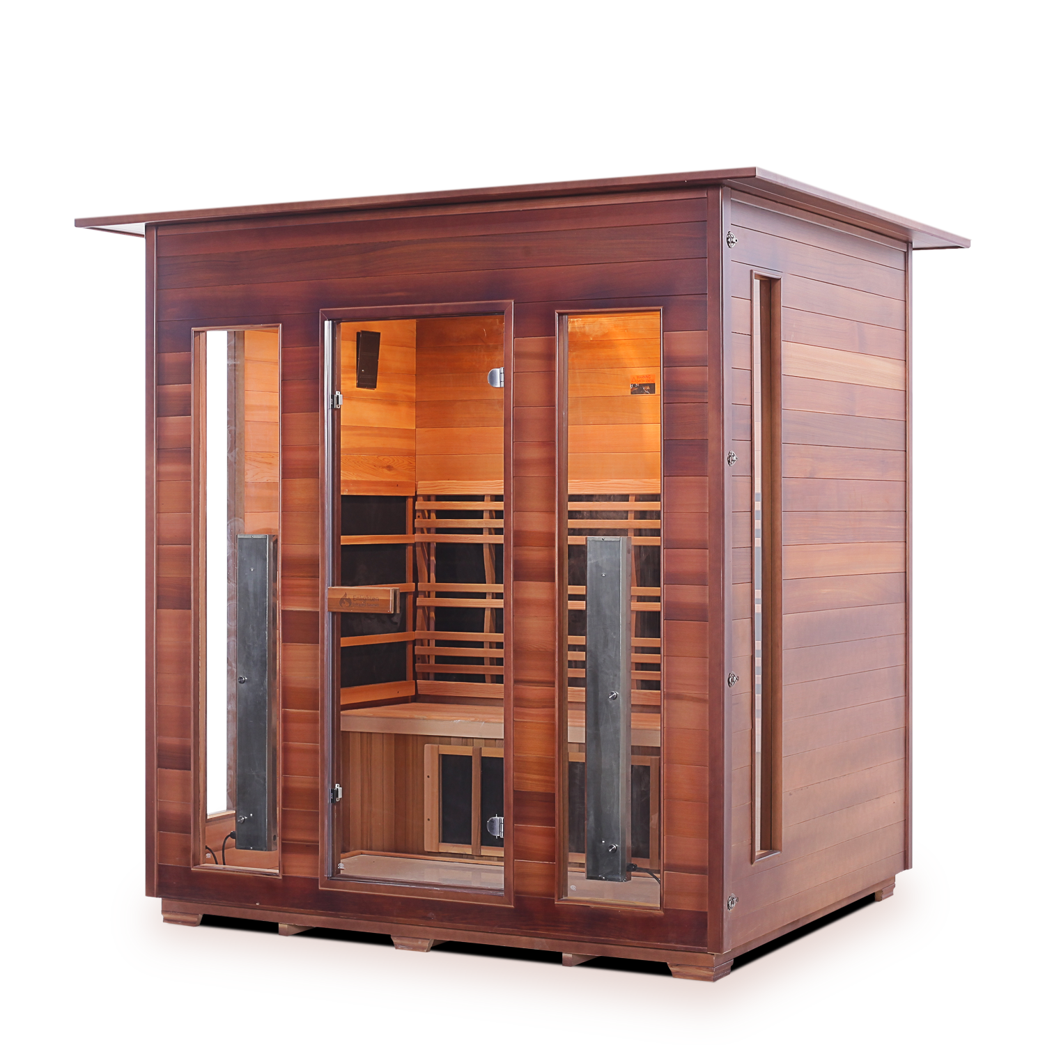 Enlighten SIERRA/RUSTIC 4 Person Full Spectrum Infrared Sauna