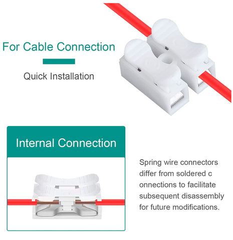 Spring Quick Connector Wire (50pcs) – ABASYE