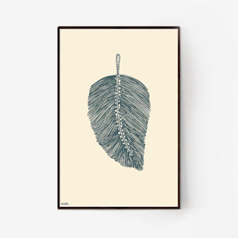Macrame Leaf Art Print