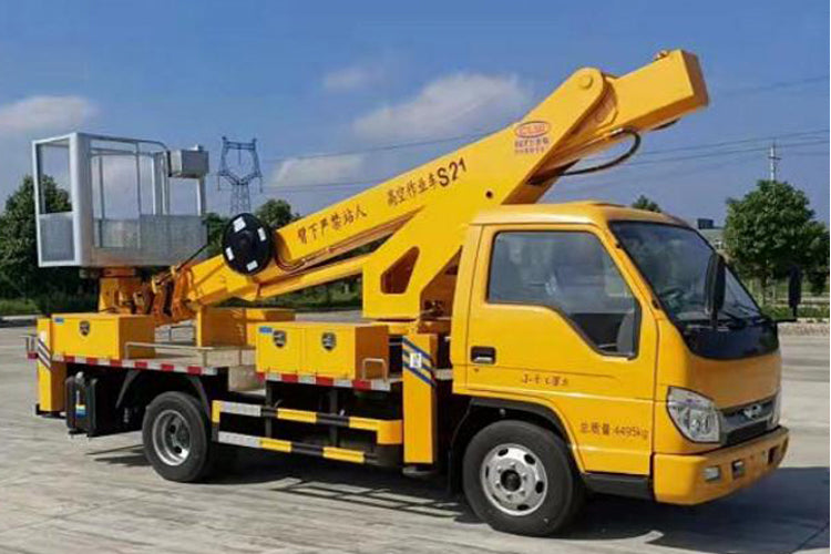 Foton 21 meters 4x2  mobile hydraulic platform high altitude operation vehicle