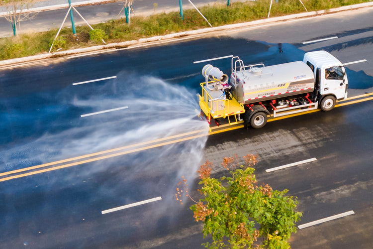 Sprinkler truck function display