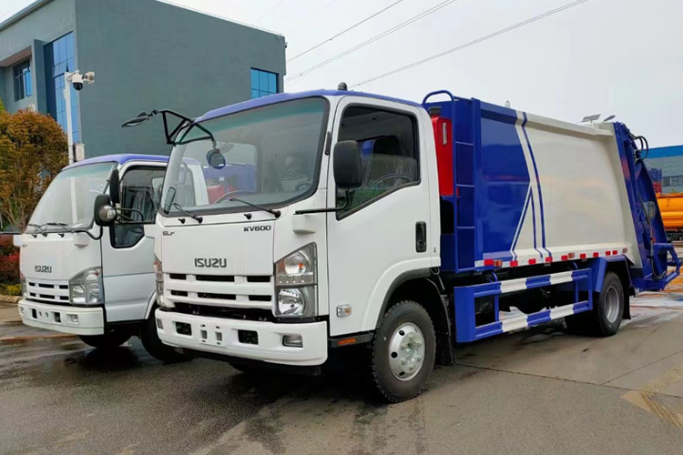 ISUZU 4*2 5000L-8000L Compressed garbage truck