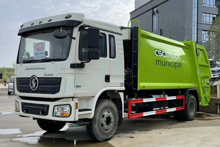 SHACMAN 4*2 15CBM Compressed garbage truck