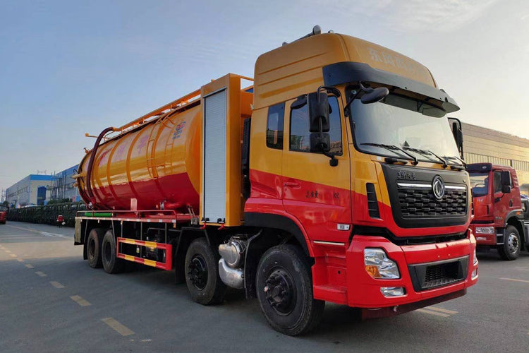 Dongfeng 33000L 8x4 sewage suction truck vacuum truck