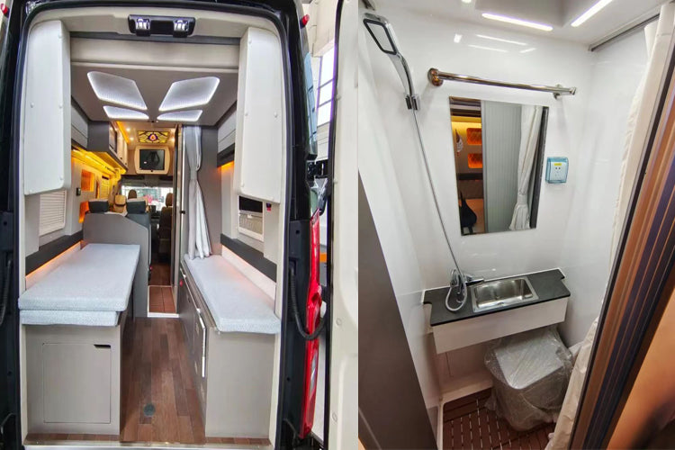 Saic Chase V90 4x2 extended shaft all-round version of the RV