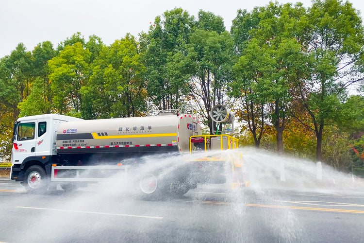 Sprinkler truck function display