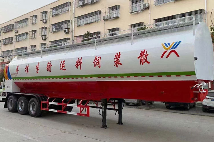 Camion d'alimentation en vrac de remorque 65000L