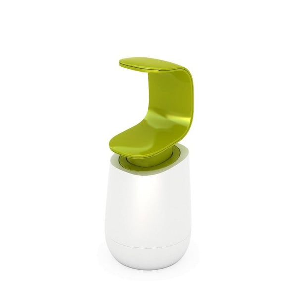 c-pump soap dispenser - white/green by joseph joseph
