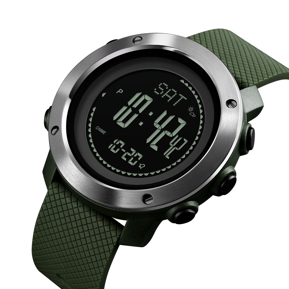 Motion temperature altitude barometer watch W2314818