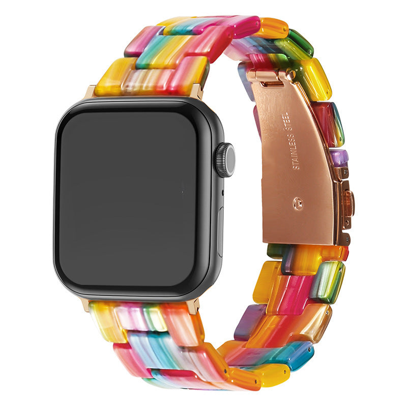 Ceramic Resin Color Permeable applewatch strap W28TCSZ802