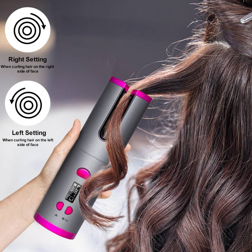 Perfect Curls, Wirelessly Effortless: USB Multifunctional Automatic Hair Curler