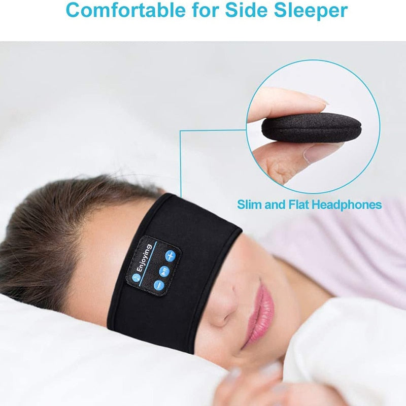 Wireless White Noise Sleep Head Set Mask - 3D Design