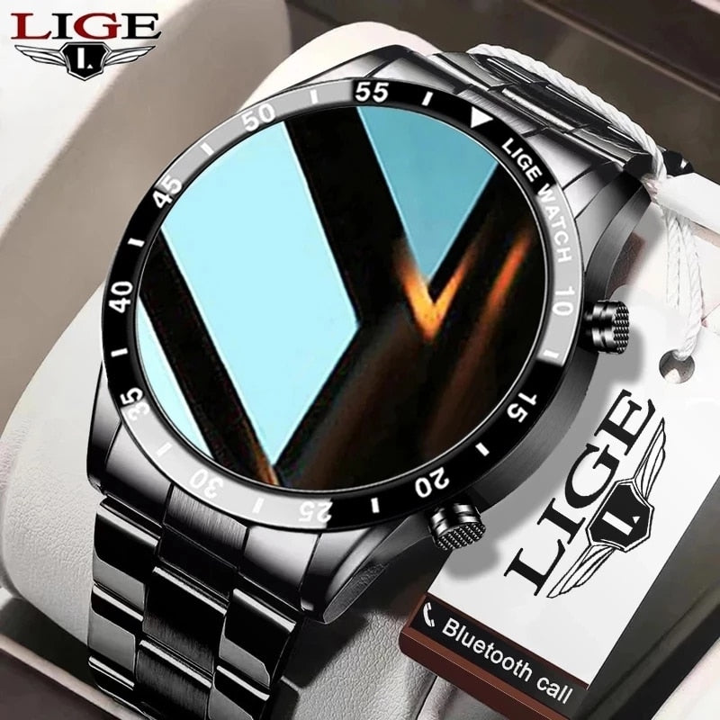 LIGE Smart Watch - Waterproof Fitness Tracker with Heart Rate & Sleep Monitor (IP6)