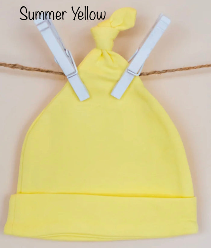 Knotted Baby Hats - Tap for Colors
