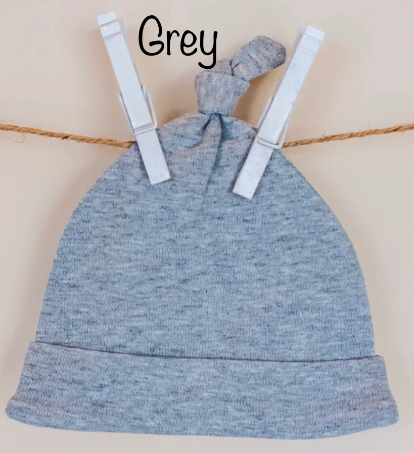 Knotted Baby Hats - Tap for Colors