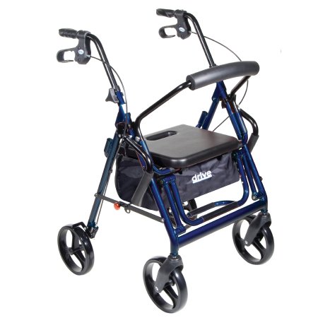 Drive? Duet 4 Wheel Rollator / Transport Wheelchair