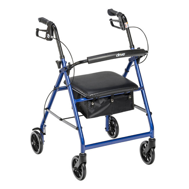 Drive Lightweight Rollator with Fold Up and Removable Back Support