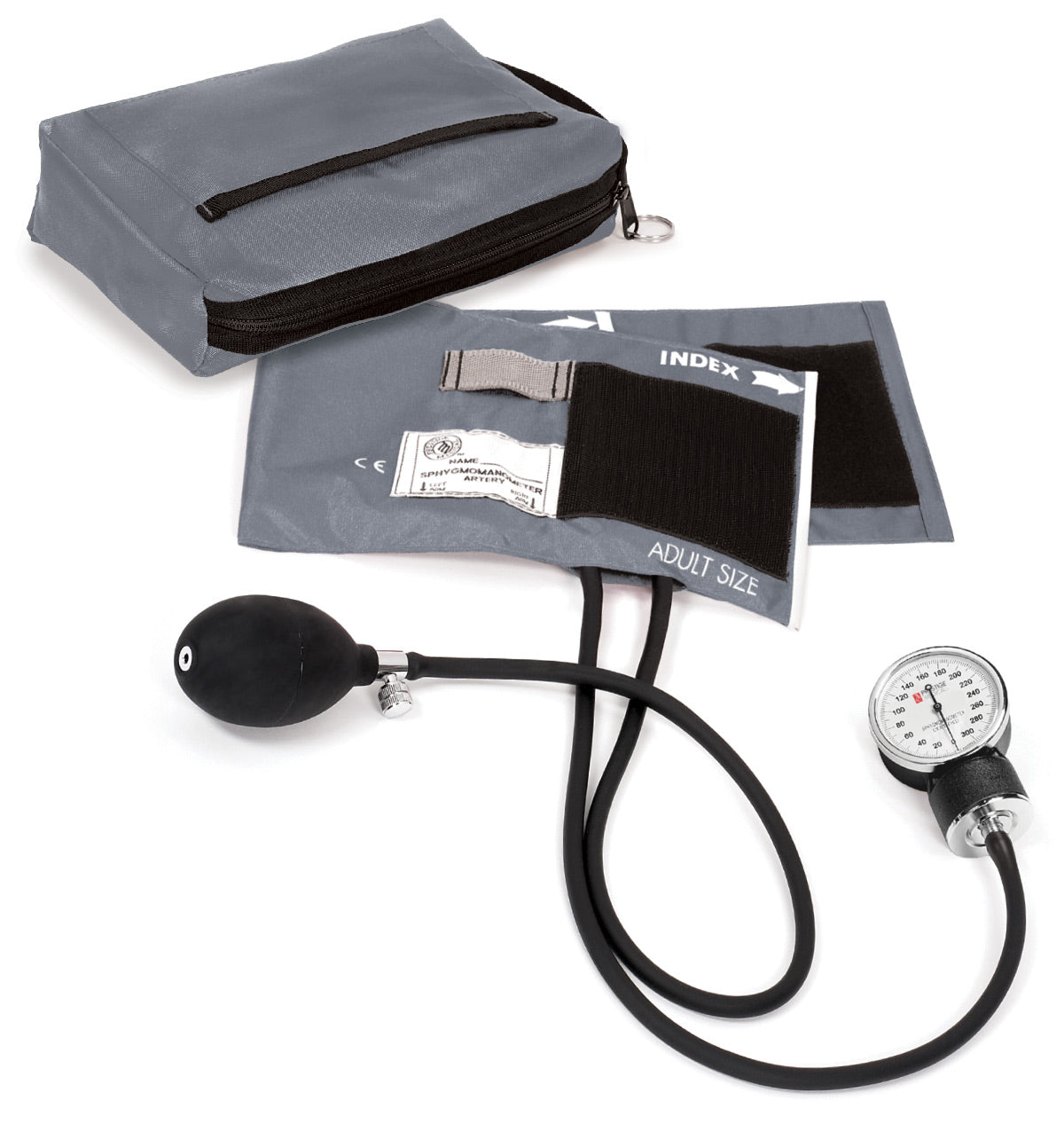 Premium Blood Pressure Aneroid Sphygmomanometer & Carrying Case