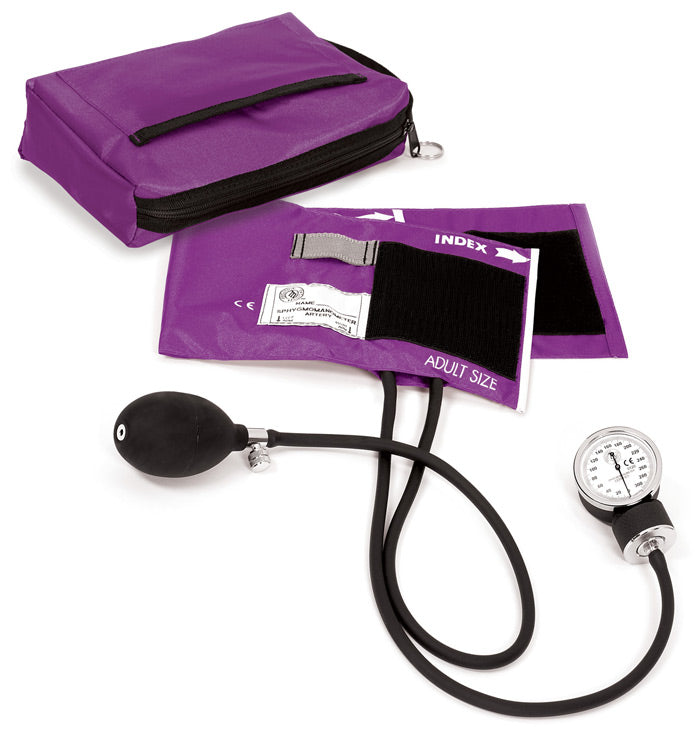 Premium Blood Pressure Aneroid Sphygmomanometer & Carrying Case