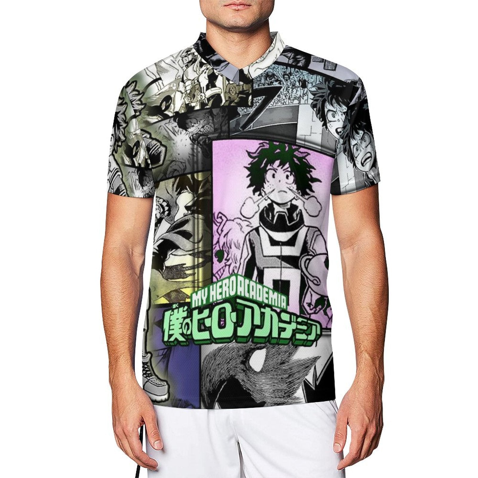 2024 deku personalizado mi maestro de la Academia de héroes Green Valley Animation (2) camiseta de Fútbol