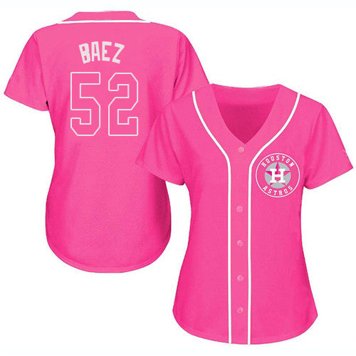 Baseball Jersey Houston Astros Pedro Baez Pink Fashion Stitched Jerseys 1350