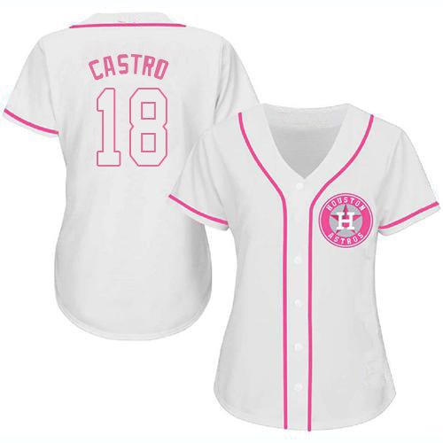 Baseball Jersey Houston Astros Jason Castro White Fashion Stitched Jerseys 1335